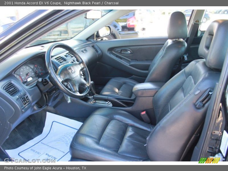 Nighthawk Black Pearl / Charcoal 2001 Honda Accord EX V6 Coupe
