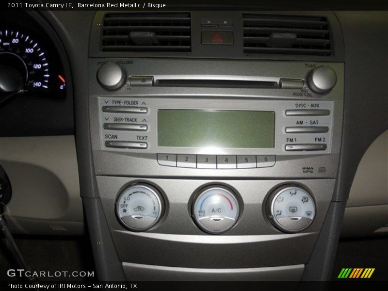 Barcelona Red Metallic / Bisque 2011 Toyota Camry LE