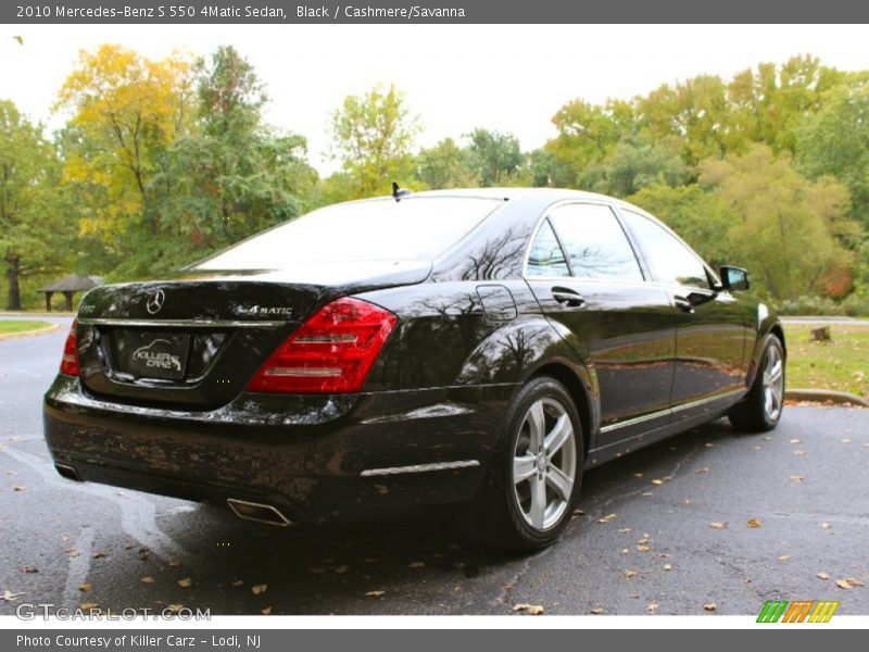 Black / Cashmere/Savanna 2010 Mercedes-Benz S 550 4Matic Sedan