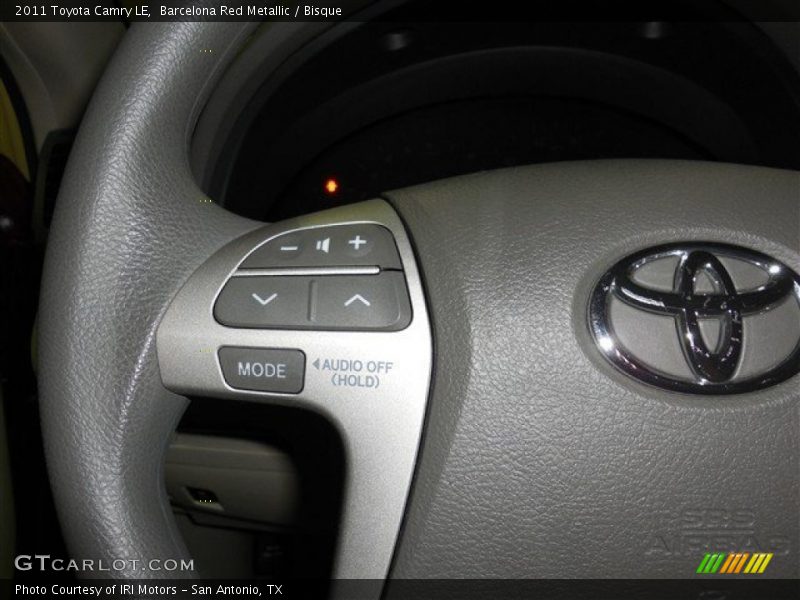 Barcelona Red Metallic / Bisque 2011 Toyota Camry LE