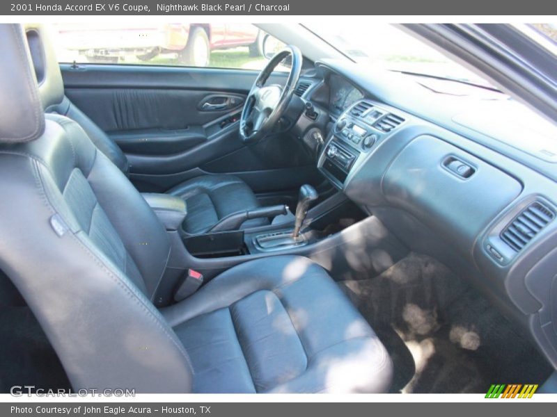Nighthawk Black Pearl / Charcoal 2001 Honda Accord EX V6 Coupe