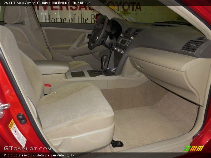 Barcelona Red Metallic / Bisque 2011 Toyota Camry LE