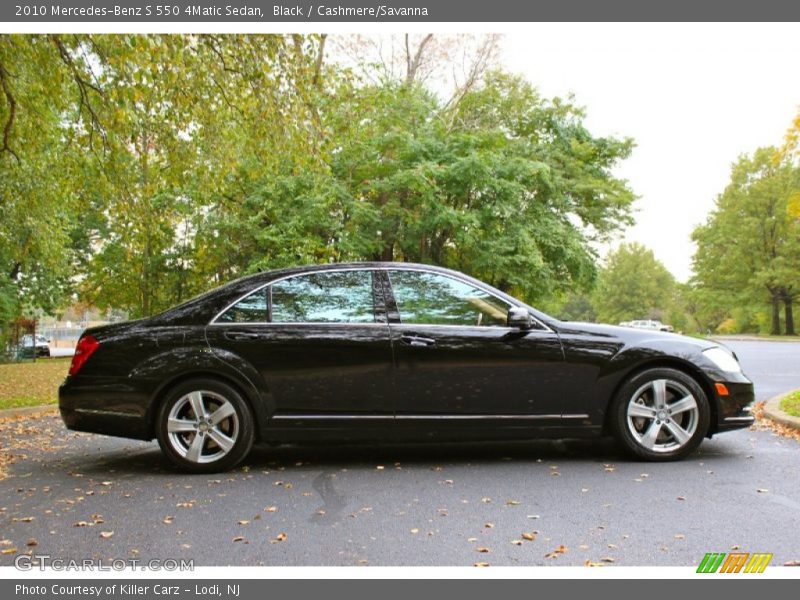 Black / Cashmere/Savanna 2010 Mercedes-Benz S 550 4Matic Sedan