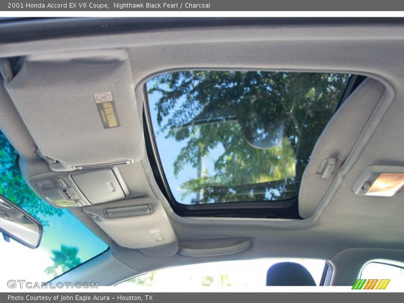 Nighthawk Black Pearl / Charcoal 2001 Honda Accord EX V6 Coupe