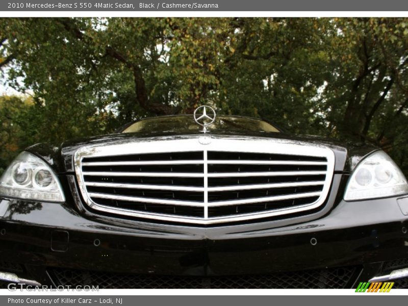 Black / Cashmere/Savanna 2010 Mercedes-Benz S 550 4Matic Sedan