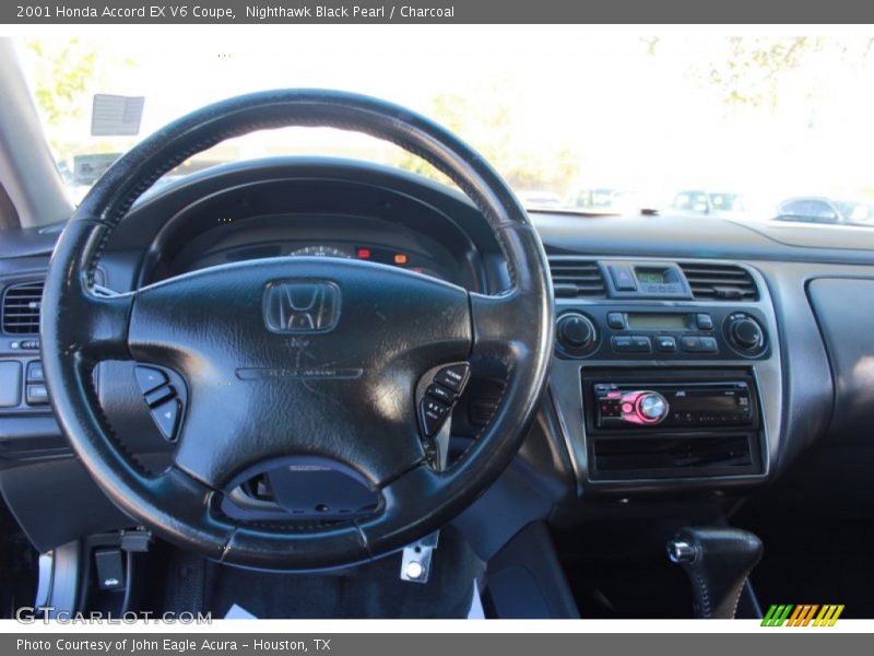Nighthawk Black Pearl / Charcoal 2001 Honda Accord EX V6 Coupe