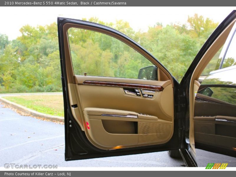 Black / Cashmere/Savanna 2010 Mercedes-Benz S 550 4Matic Sedan