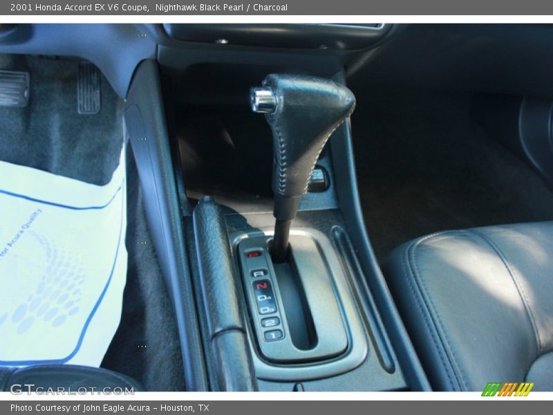 Nighthawk Black Pearl / Charcoal 2001 Honda Accord EX V6 Coupe