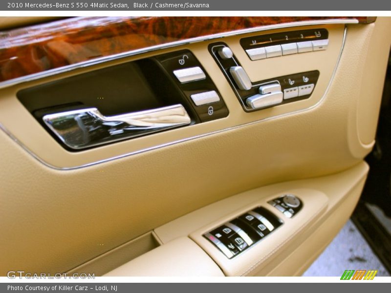 Black / Cashmere/Savanna 2010 Mercedes-Benz S 550 4Matic Sedan