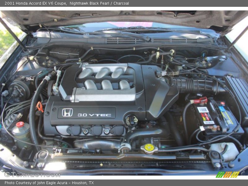 Nighthawk Black Pearl / Charcoal 2001 Honda Accord EX V6 Coupe