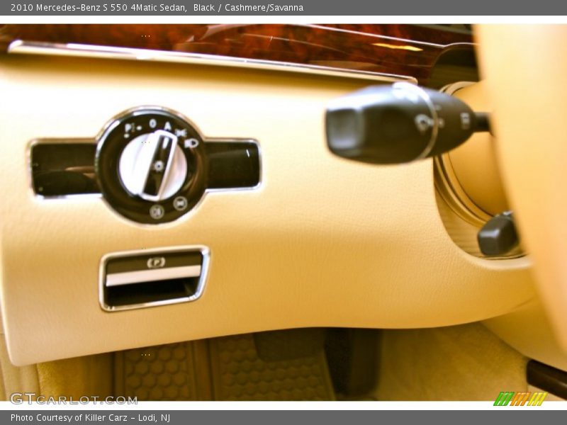 Black / Cashmere/Savanna 2010 Mercedes-Benz S 550 4Matic Sedan