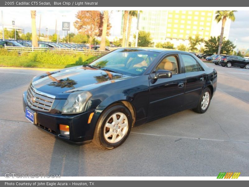 Blue Chip / Light Neutral 2005 Cadillac CTS Sedan
