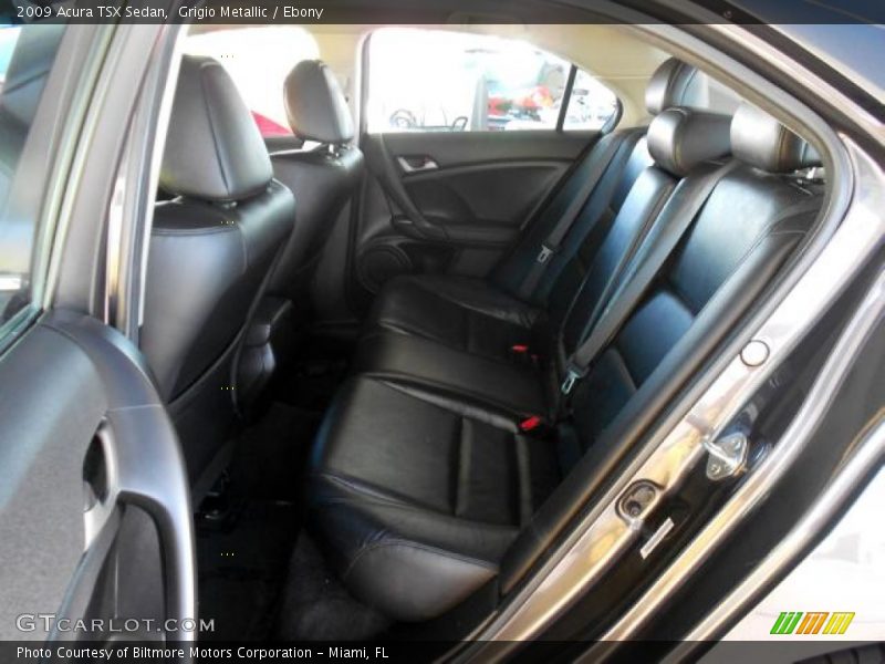 Grigio Metallic / Ebony 2009 Acura TSX Sedan