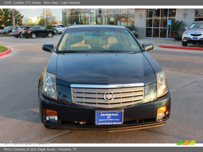 Blue Chip / Light Neutral 2005 Cadillac CTS Sedan