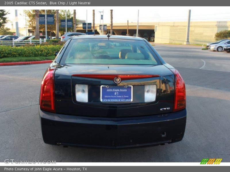 Blue Chip / Light Neutral 2005 Cadillac CTS Sedan