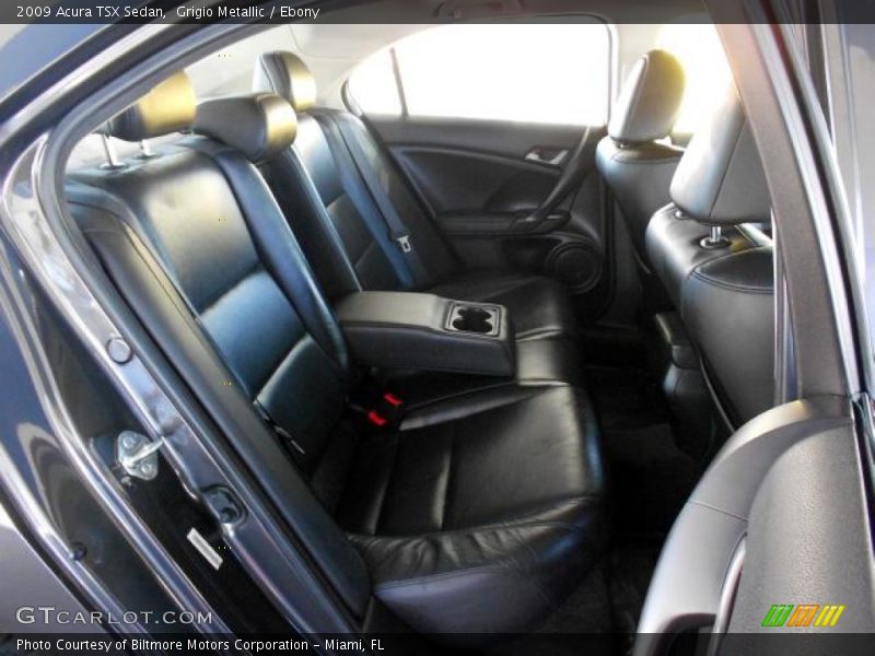 Grigio Metallic / Ebony 2009 Acura TSX Sedan