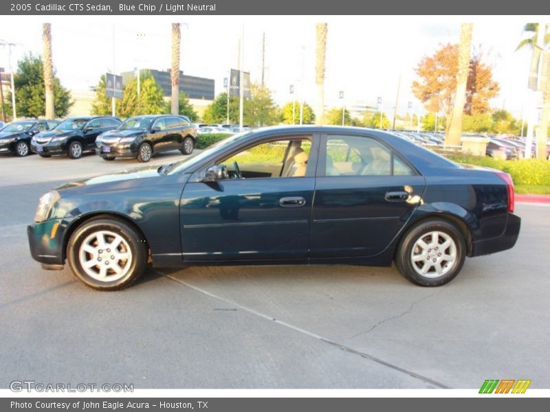 Blue Chip / Light Neutral 2005 Cadillac CTS Sedan