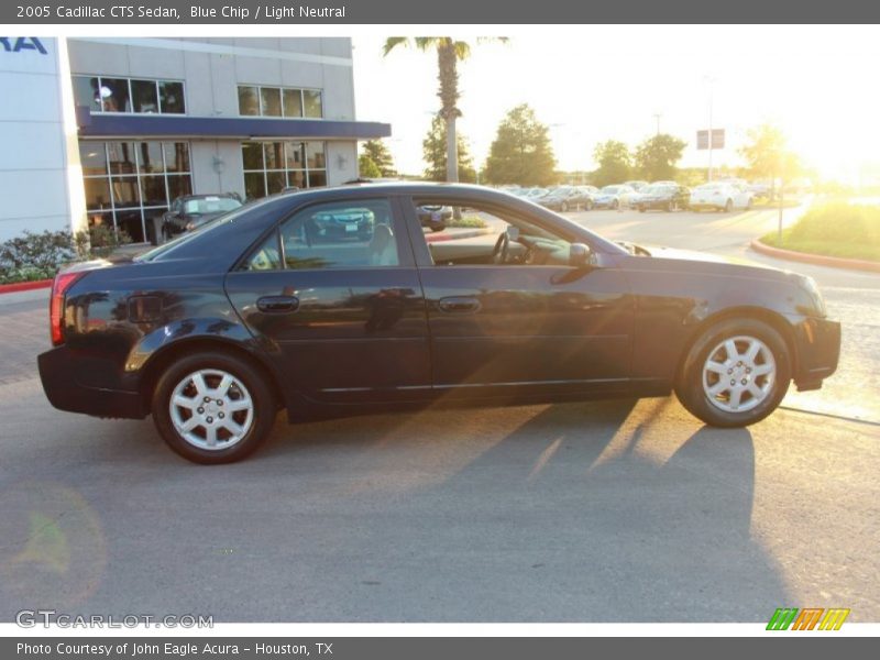 Blue Chip / Light Neutral 2005 Cadillac CTS Sedan