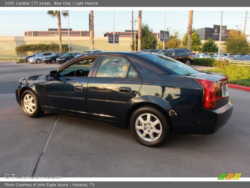 Blue Chip / Light Neutral 2005 Cadillac CTS Sedan