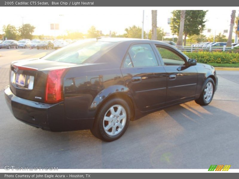 Blue Chip / Light Neutral 2005 Cadillac CTS Sedan