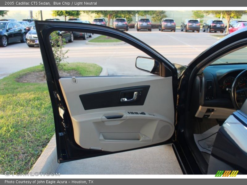 Blue Chip / Light Neutral 2005 Cadillac CTS Sedan