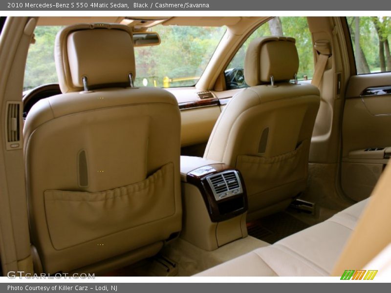 Black / Cashmere/Savanna 2010 Mercedes-Benz S 550 4Matic Sedan