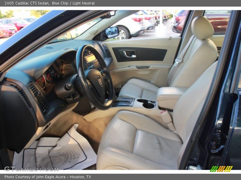 Blue Chip / Light Neutral 2005 Cadillac CTS Sedan