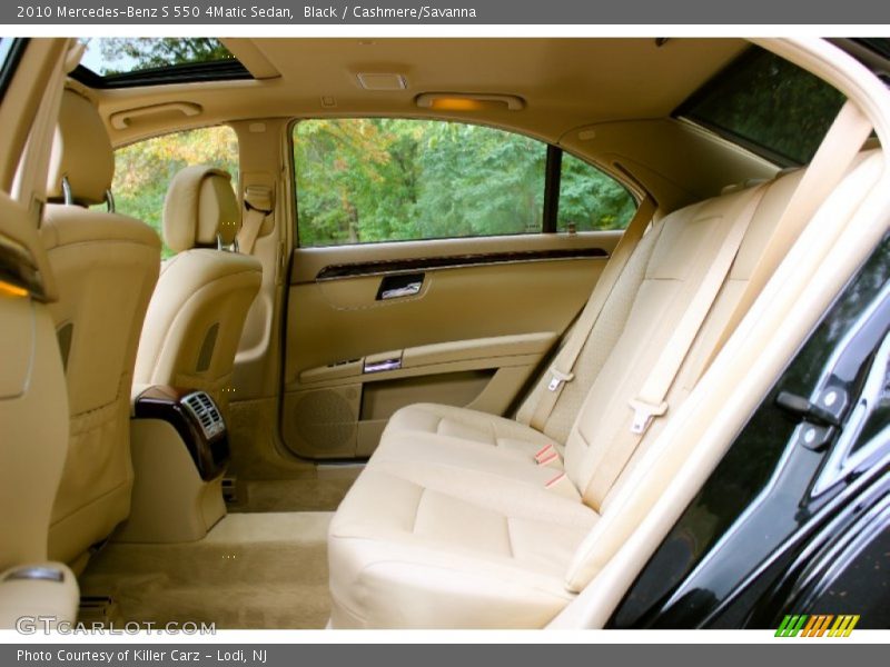 Black / Cashmere/Savanna 2010 Mercedes-Benz S 550 4Matic Sedan