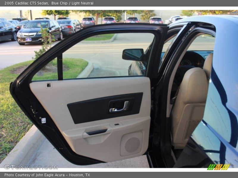 Blue Chip / Light Neutral 2005 Cadillac CTS Sedan