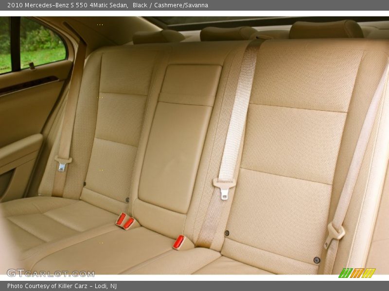 Black / Cashmere/Savanna 2010 Mercedes-Benz S 550 4Matic Sedan