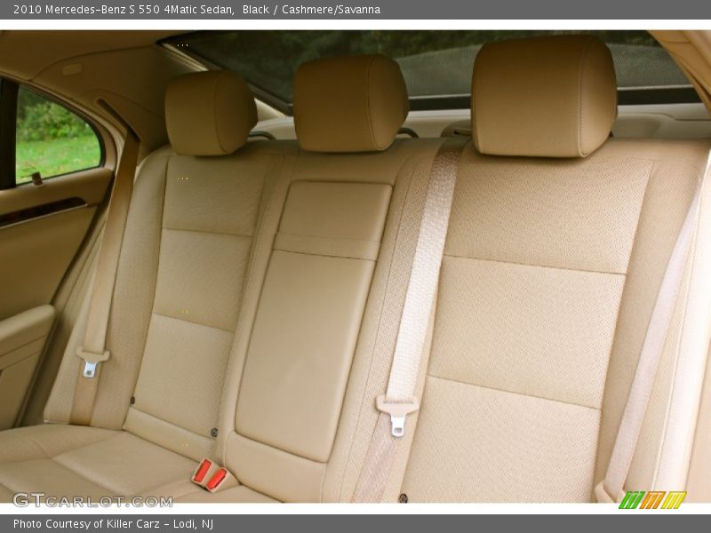Black / Cashmere/Savanna 2010 Mercedes-Benz S 550 4Matic Sedan