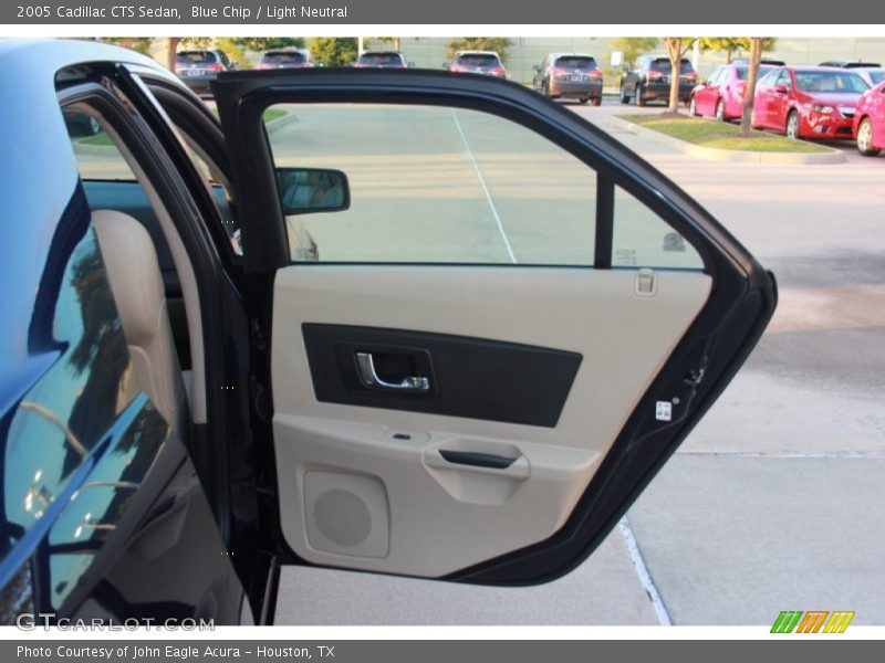 Blue Chip / Light Neutral 2005 Cadillac CTS Sedan