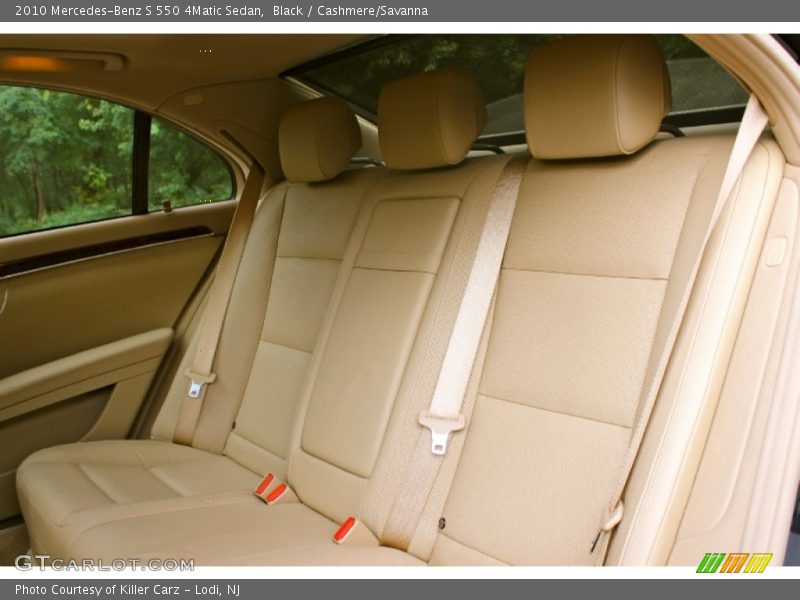 Black / Cashmere/Savanna 2010 Mercedes-Benz S 550 4Matic Sedan