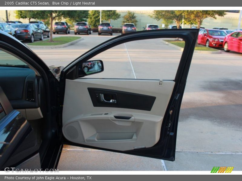 Blue Chip / Light Neutral 2005 Cadillac CTS Sedan