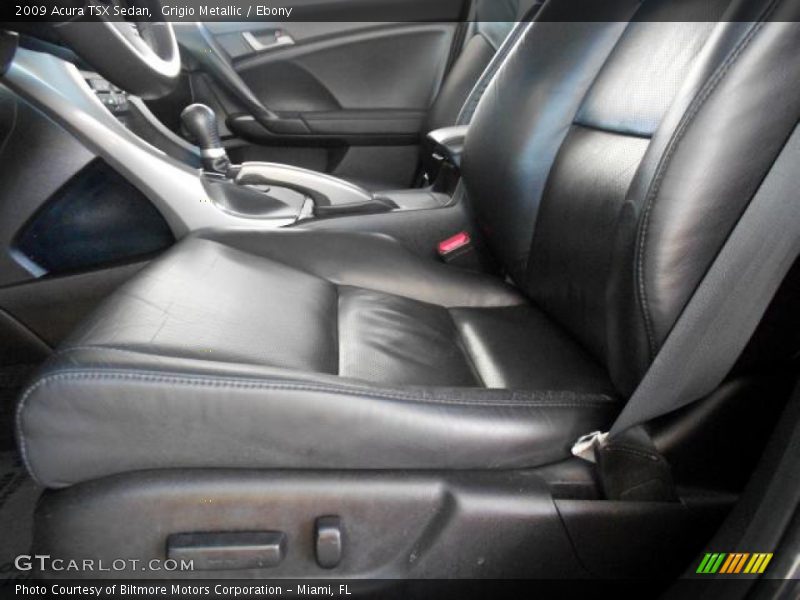 Grigio Metallic / Ebony 2009 Acura TSX Sedan