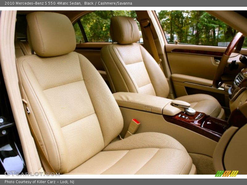 Black / Cashmere/Savanna 2010 Mercedes-Benz S 550 4Matic Sedan