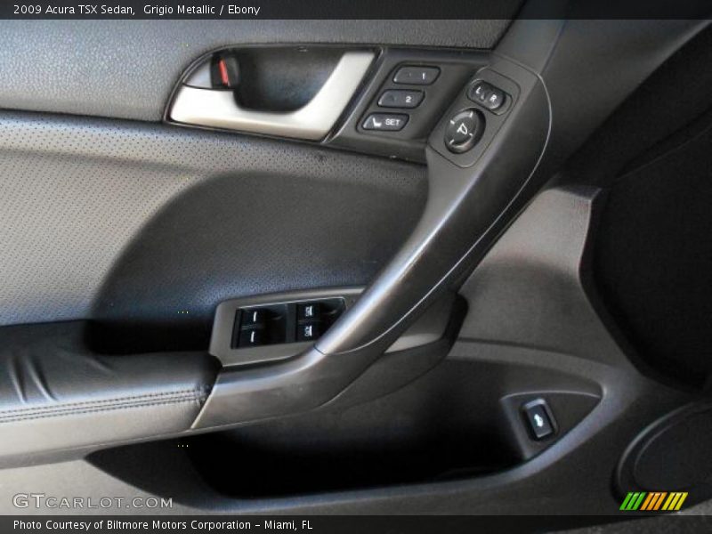 Grigio Metallic / Ebony 2009 Acura TSX Sedan
