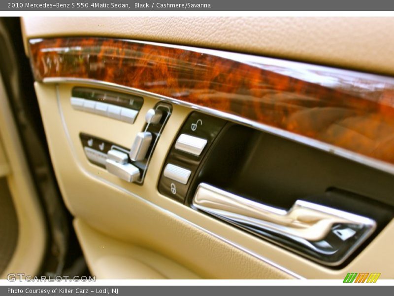 Black / Cashmere/Savanna 2010 Mercedes-Benz S 550 4Matic Sedan