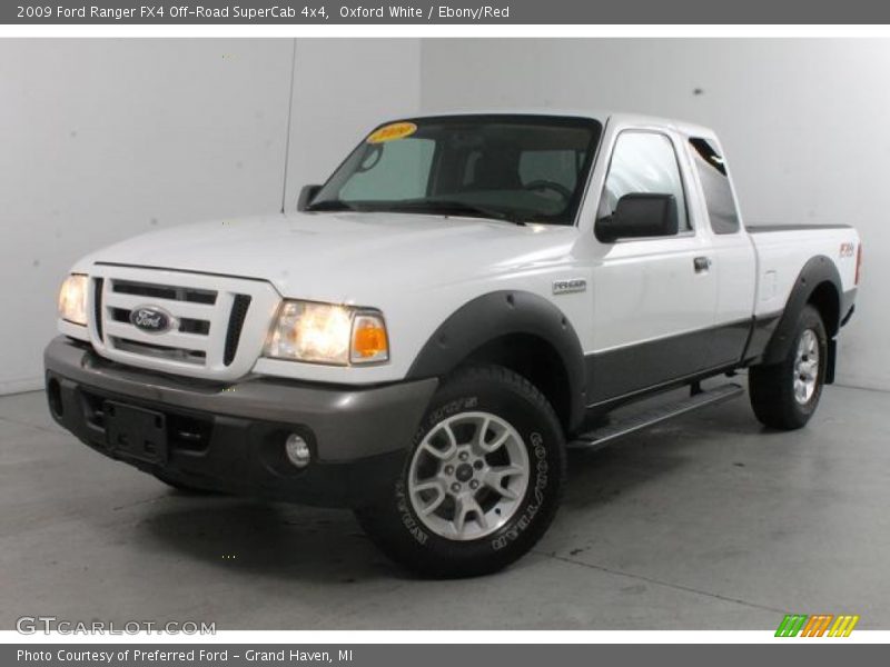 Oxford White / Ebony/Red 2009 Ford Ranger FX4 Off-Road SuperCab 4x4
