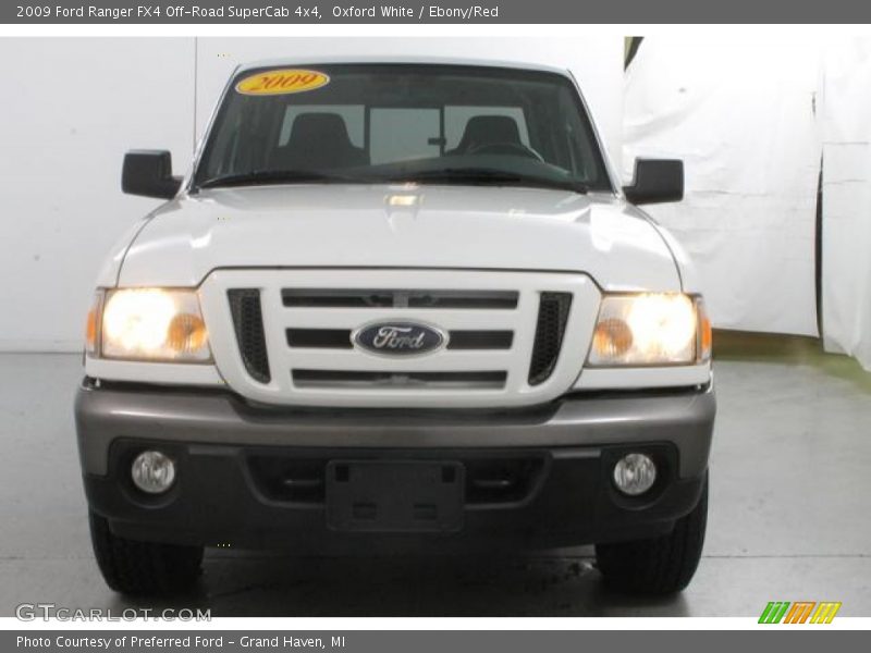 Oxford White / Ebony/Red 2009 Ford Ranger FX4 Off-Road SuperCab 4x4