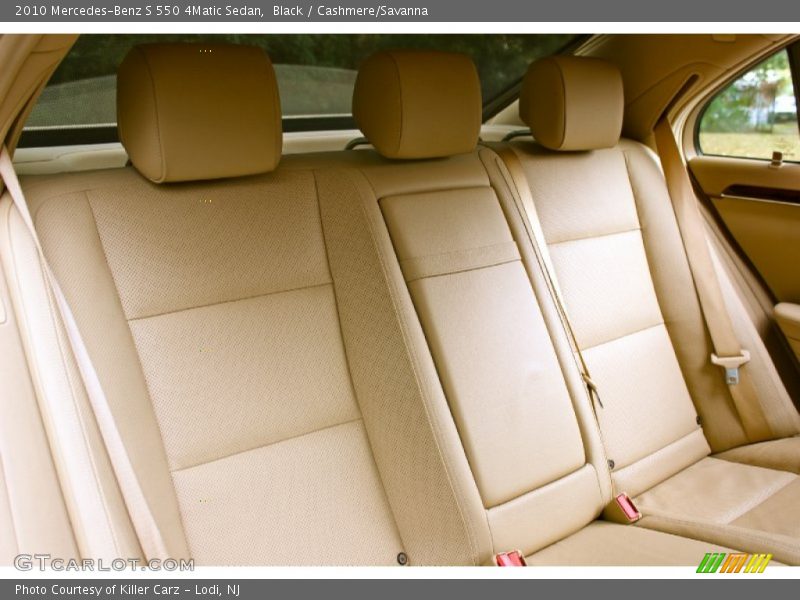 Black / Cashmere/Savanna 2010 Mercedes-Benz S 550 4Matic Sedan