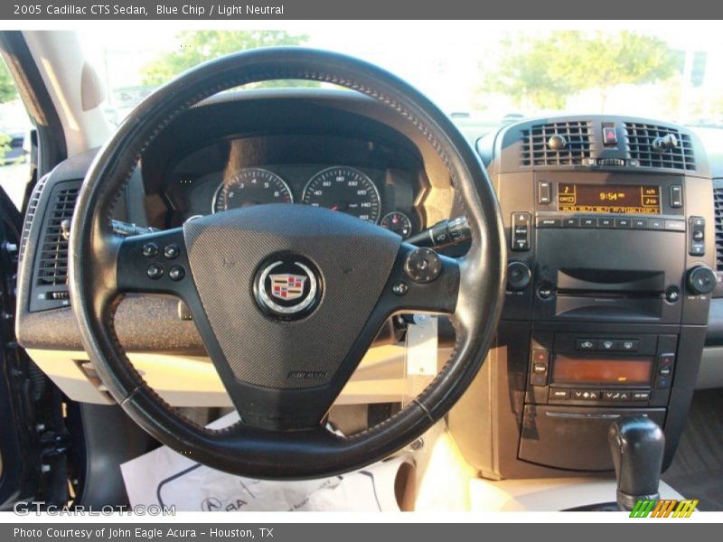 Blue Chip / Light Neutral 2005 Cadillac CTS Sedan