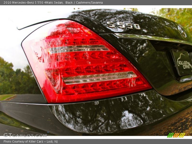 Black / Cashmere/Savanna 2010 Mercedes-Benz S 550 4Matic Sedan