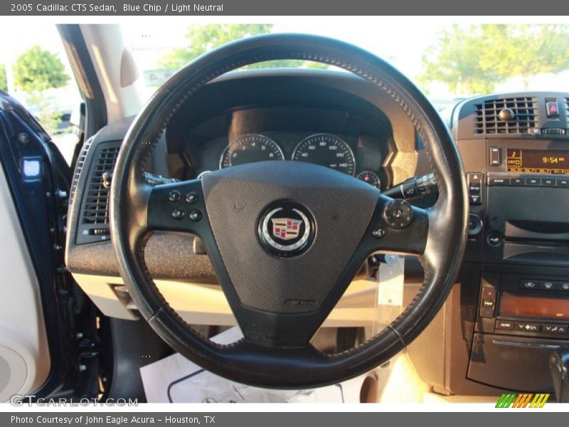 Blue Chip / Light Neutral 2005 Cadillac CTS Sedan