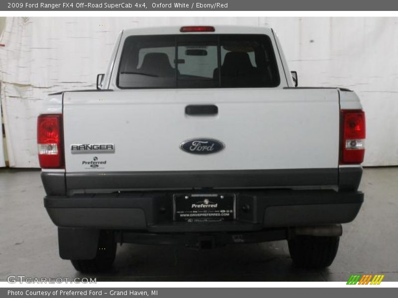 Oxford White / Ebony/Red 2009 Ford Ranger FX4 Off-Road SuperCab 4x4