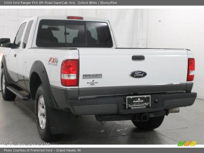 Oxford White / Ebony/Red 2009 Ford Ranger FX4 Off-Road SuperCab 4x4