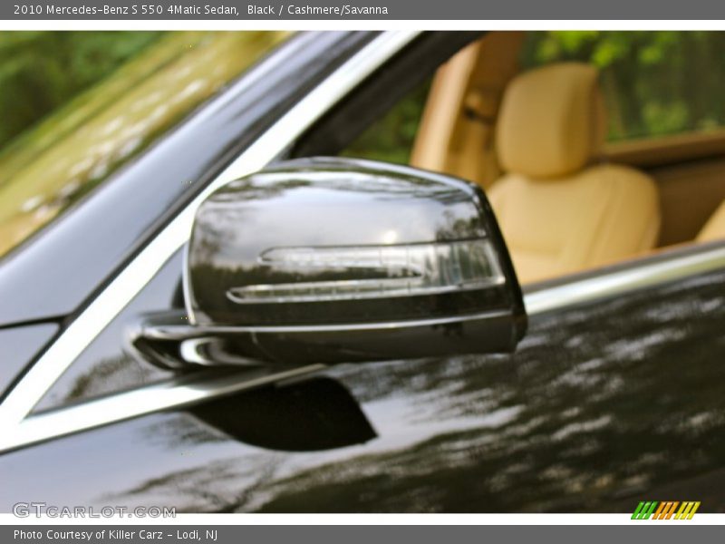 Black / Cashmere/Savanna 2010 Mercedes-Benz S 550 4Matic Sedan