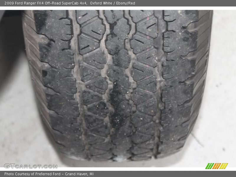 Oxford White / Ebony/Red 2009 Ford Ranger FX4 Off-Road SuperCab 4x4