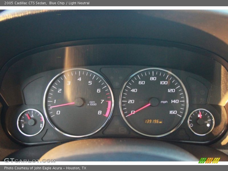 Blue Chip / Light Neutral 2005 Cadillac CTS Sedan