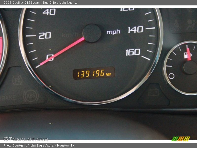 Blue Chip / Light Neutral 2005 Cadillac CTS Sedan